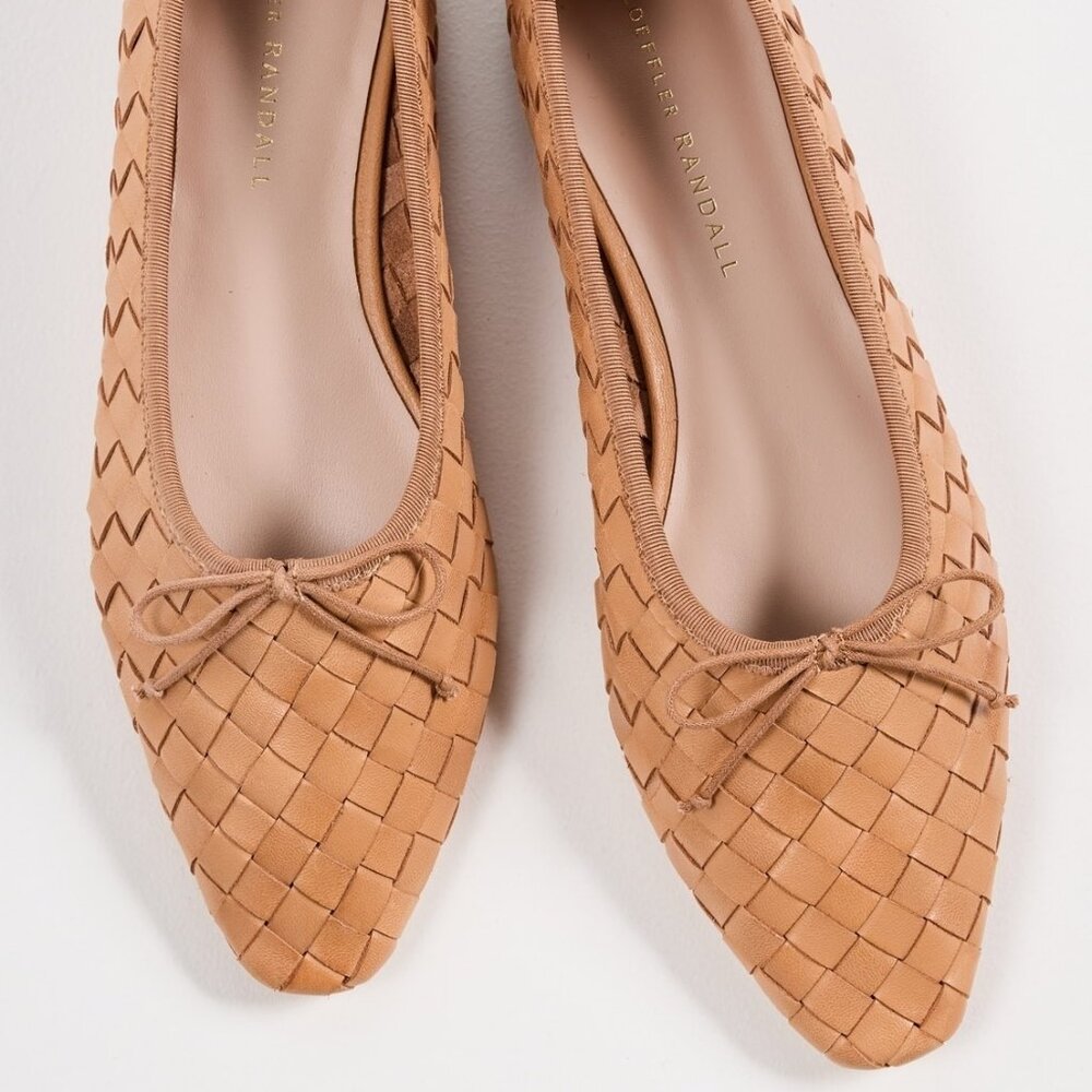 NEW Loeffler Randall size 6 Landry Honey Woven Ballet Flat